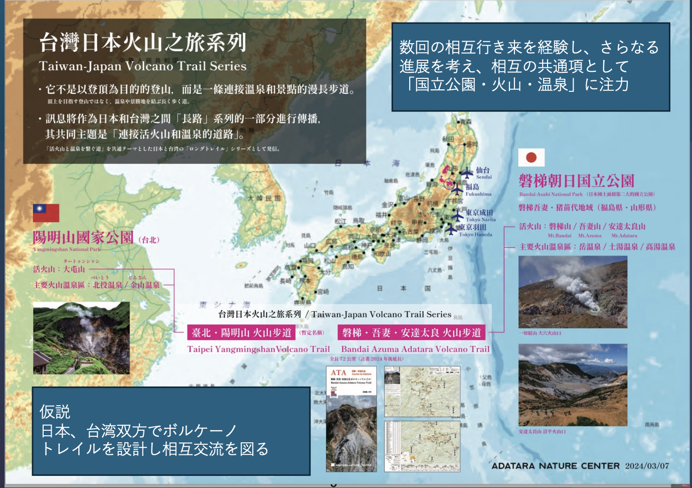 台湾・日本ボルケーノトレイル連携構想